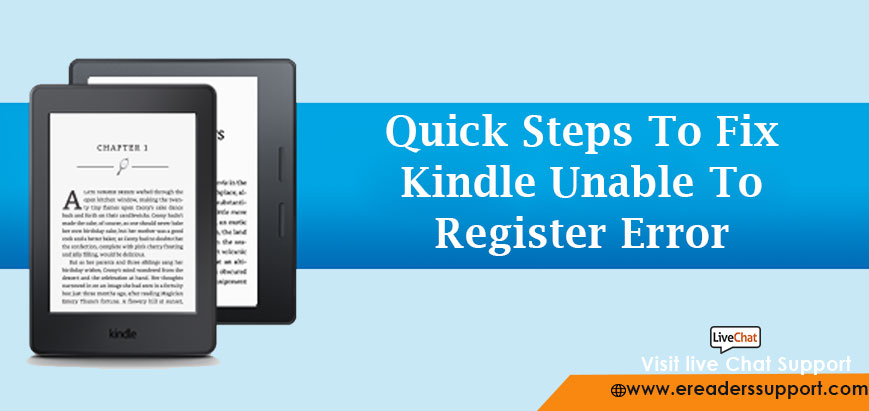 Quick Steps To Fix Kindle Unable To Register Error